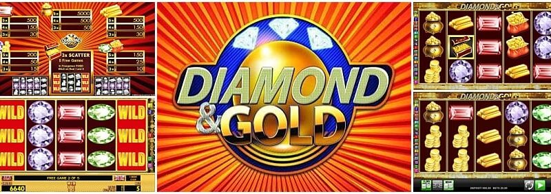 Diamonds and Gold Slot Machine